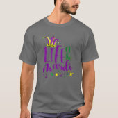 Leven van het Mardi Funny Jester Pet 2022 Mardi Gr T-shirt (Voorkant)