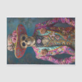 Leven van het skelet2 tissuepapier (Voorkant)