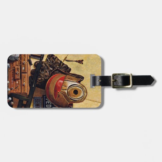 Leven van jongens bagagelabel (Voorkant horizontaal)