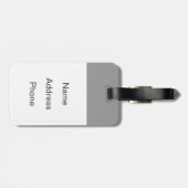 Leven van jongens bagagelabel (Achterkant horizontaal)