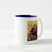 Leven van jongens tweekleurige koffiemok (Voorkant rechts)