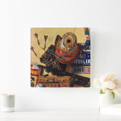 Leven van jongens vierkante klok (Huis)