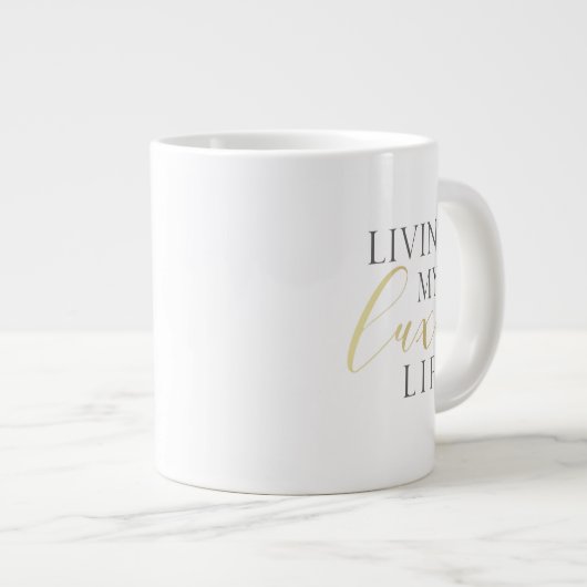 Leven van mijn LUXE-leven 20 oz. mok (Voorkant rechts)