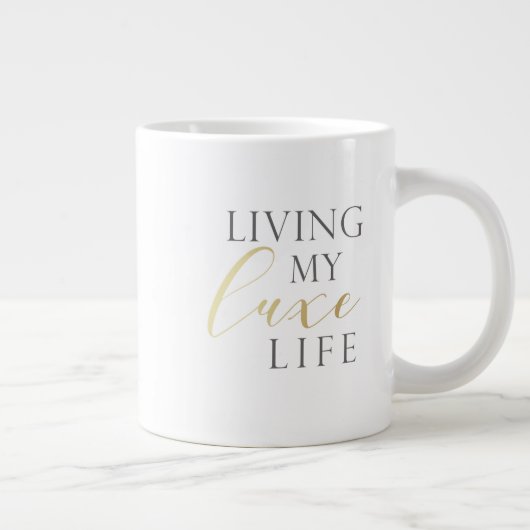 Leven van mijn LUXE-leven 20 oz. mok (Rechts)