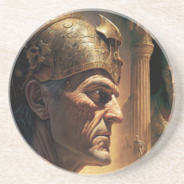 Leven van Nicias en Crassus Zandsteen Onderzetter