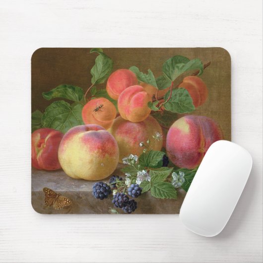 Leven van perziken muismat (Met muis)