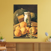 Leven van Sinaasappels, Watermeloen Canvas Afdruk (Insitu (Woonkamer))