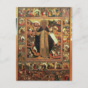 Leven van Sint Sergius of Radonesh, 1640 Briefkaart