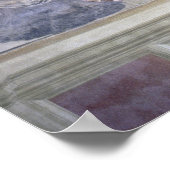 Leven van St. Benedict (fresco) (detail) Poster (Hoek)