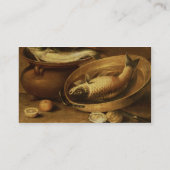 Leven van vissen en leemten visitekaartje (Achterkant)