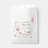 Leven van Vlinders Bloemen Vrijgezellenfeest Bedankzakje (Voorkant)