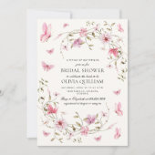 Leven van Vlinders Bloemen Vrijgezellenfeest Kaart (Voorkant)