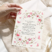 Leven van Vlinders Bloemen Vrijgezellenfeest Kaart