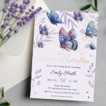 Leven van Vlinders Vrijgezellenfeest Folie Uitnodiging<br><div class="desc">Introductie van onze betoverende "To the Lifetime of Butterflies" Bridal Shower Invitations, ontworpen om de essentie van liefde en transformatie vast te leggen. Met delicate lavendel en blauwe tinten, samen met prachtige rozen gouden folie details, zullen deze uitnodigingen de perfecte toon zetten voor een viering van eeuwige liefde. Het ontwerp...</div>