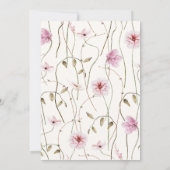 Leven van Vlinders Vrijgezellenfeest Kaart (Achterkant)