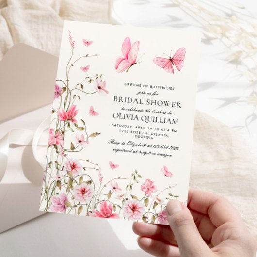 Leven van Vlinders Vrijgezellenfeest Kaart