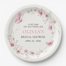 Leven van Vlinders Vrijgezellenfeest Papieren Bordje