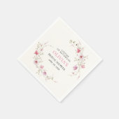 Leven van Vlinders Vrijgezellenfeest Servet (Hoek)