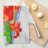 Leven van zoete peper theedoek (Quarter Fold)