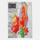 Leven van zoete peper theedoek (Verticaal)