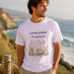 Leven vanuit Acceptatie – Inspirerend Christelijk T-shirt