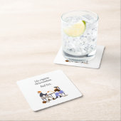 Leven, Vastberadenheid en Thee. Vriendschap Kartonnen Onderzetters (Insitu)