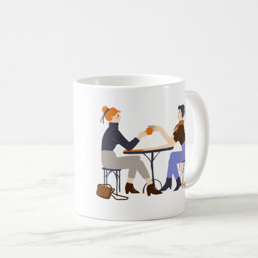 Leven, Vastberadenheid en Thee. Vriendschap Koffiemok (Voorkant rechts)