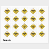 Leven verspreiden vierkante sticker (Vel)