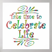 Leven Vieren Poster (Voorkant)