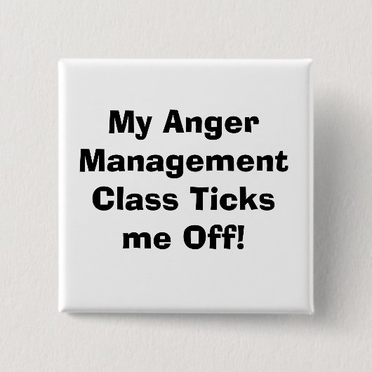 leven vierkante button 5,1 cm (Voorkant)