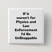 leven vierkante button 5,1 cm (Voorkant)