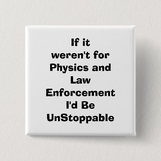 leven vierkante button 5,1 cm (Voorkant)