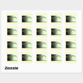 Leven Vierkante Sticker (Vel)