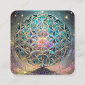 Leven Vierkante Visitekaartje (Voorkant)