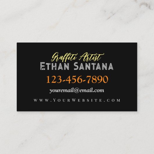 Leven Visitekaartje (Achterkant)