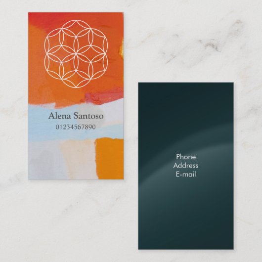 Leven Visitekaartje (Voorkant / Achterkant)