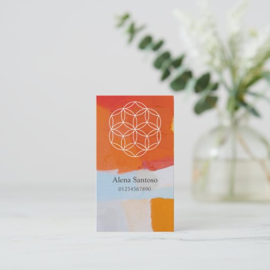 Leven Visitekaartje (Staand voorkant)