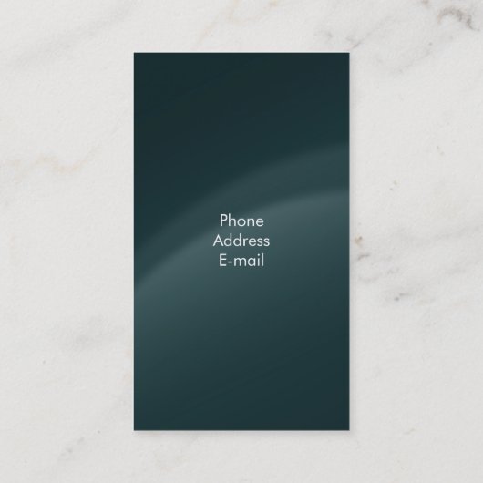 Leven Visitekaartje (Achterkant)