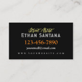 Leven Visitekaartje (Achterkant)