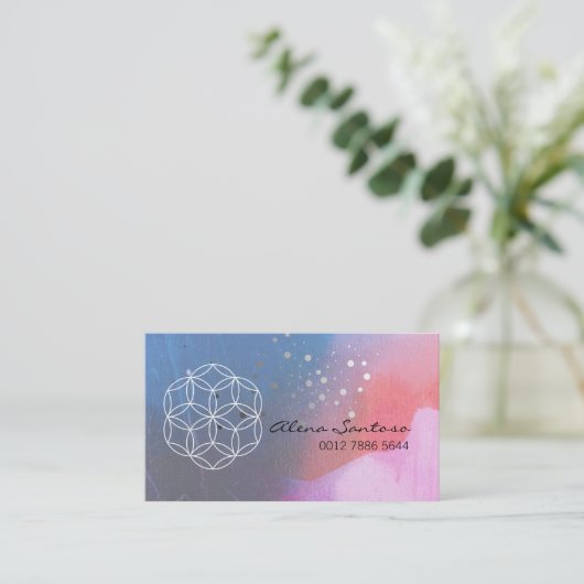 Leven Visitekaartje (Staand voorkant)