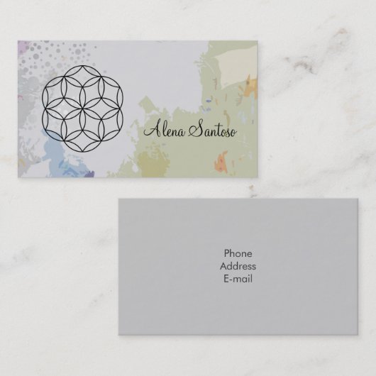 Leven Visitekaartje (Voorkant / Achterkant)