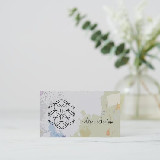 Leven Visitekaartje (Staand voorkant)