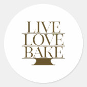 LEVEN VLOEIBAKE RONDE STICKER (Voorkant)