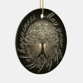 Leven vol geluk keramisch ornament (Rechts)