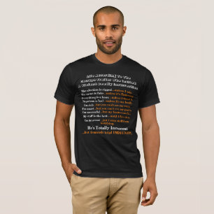 Leven volgens de corrupte verrader............ t-shirt