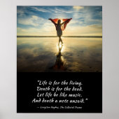 Leven voor de levende Langston Hughes Poster (Voorkant)