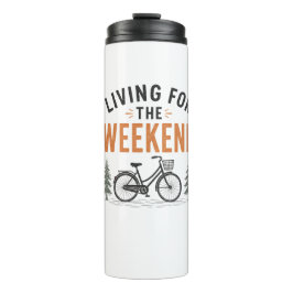 Leven voor het weekend Fietsevenement Buitenactivi Thermosbeker