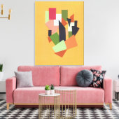 "Leven" Wanddecor Canvas Afdruk (Insitu (Woonkamer))