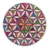 Leven Waterverf kunst Keramische Knop (Voorkant)