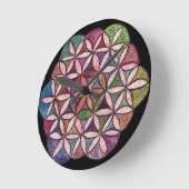 Leven Waterverf kunst Ronde Klok (Hoek)